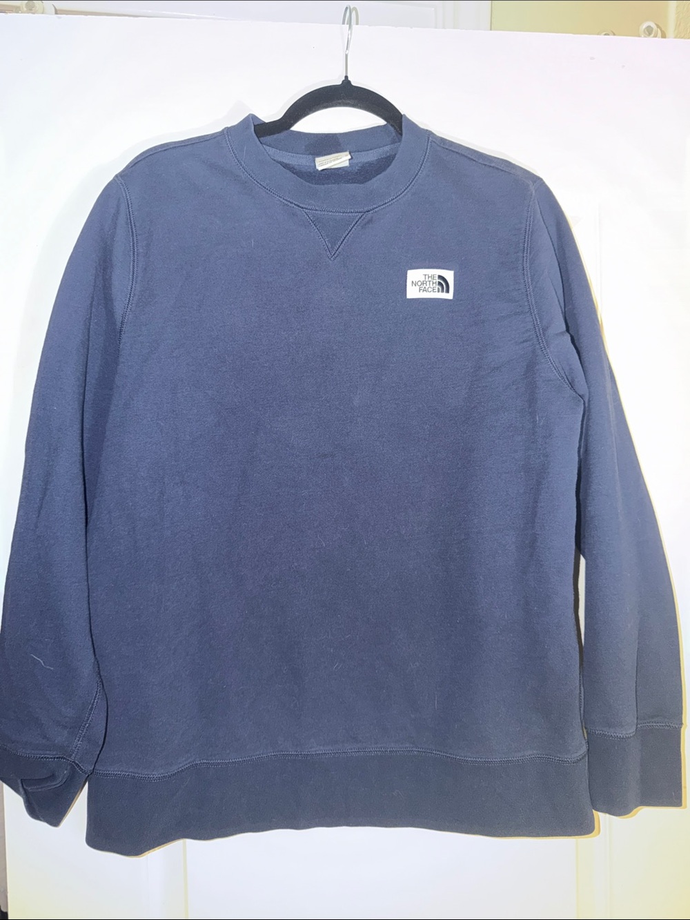 The North Face Men's Navy Crewneck Pullover Sweatshirt